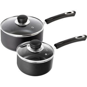 Nonstick1 and 2 Quart Multipurpose Pots Set with Lid Use for Kitchen
